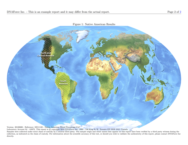 An example of results for native American DNA test (page 2).